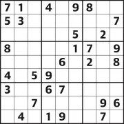 Sudoku 7,357 Medium: Complete the Grid with Numbers 1 to 9