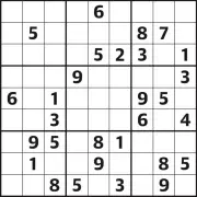 Sudoku 7365 Medium: June 30 Puzzle Solution
