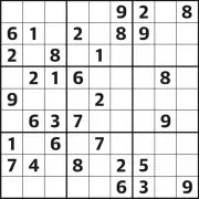Sudoku Puzzle 7332: Easy Challenge for June 1