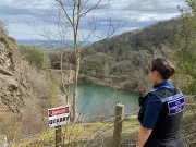 Swimmers Defy Danger at Quarry Despite 17 UK Heatwave Drownings