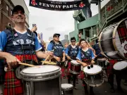 Tartan Army Creates Unforgettable Wedding Moment for Couple in Boston