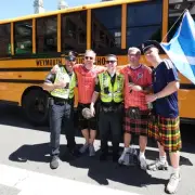 Tartan Army Uses School Buses to Beat High Travel Costs for Haiti Clash