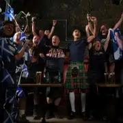 Tartan Army's Hampden Roar Becomes Unique Soundwave Kilt by Scots Designer