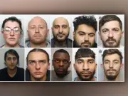 Thug who attacked police at Manchester Airport among those jailed this week