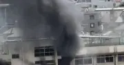 Tokyo School Fire: Children Cling to Window Ledge in Harrowing Escape