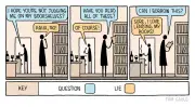 Tom Gauld Cartoon Exposes Common Book Lies Readers Tell