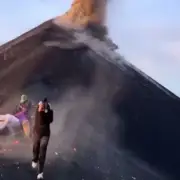 Tourists Pelted with Red-Hot Lava During Volcano Hike in Guatemala