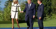 Trump Slammed for 'Creepy' Moment with Macron's Wife Brigitte 'Disgusting'