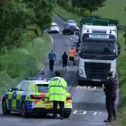 Two Hospitalized After Van Overturns in County Durham Crash