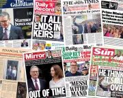 UK Papers React to Starmer Resignation, Burnham Coronation