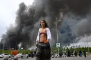 Week in Photos: Ukraine Strikes Moscow, G7 Protests, Messi's Hat-Trick