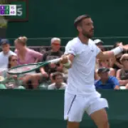 Wimbledon Star Dzumhur Fumes at Umpire Over Controversial Let Call
