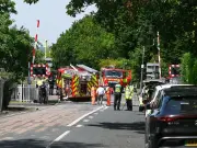Woman dies, girl, 8, critical after train hits car in Lancashire