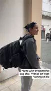 Woman Wears All Bag Clothes to Avoid Ryanair Fee