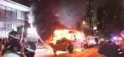 World Cup Bus Set on Fire and Teenager Shot in New York Celebrations