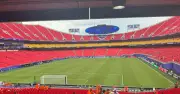 World Cup Fans Hiding in Buses as Lightning Strikes Arrowhead Stadium