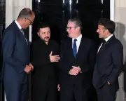 Zelenskyy meets UK, France, Germany leaders to boost Ukraine air defences