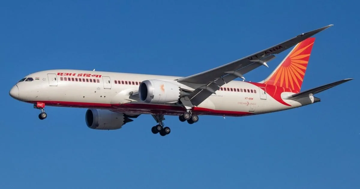 Air India Boeing 787 Grounded at Birmingham After Emergency System Deploys