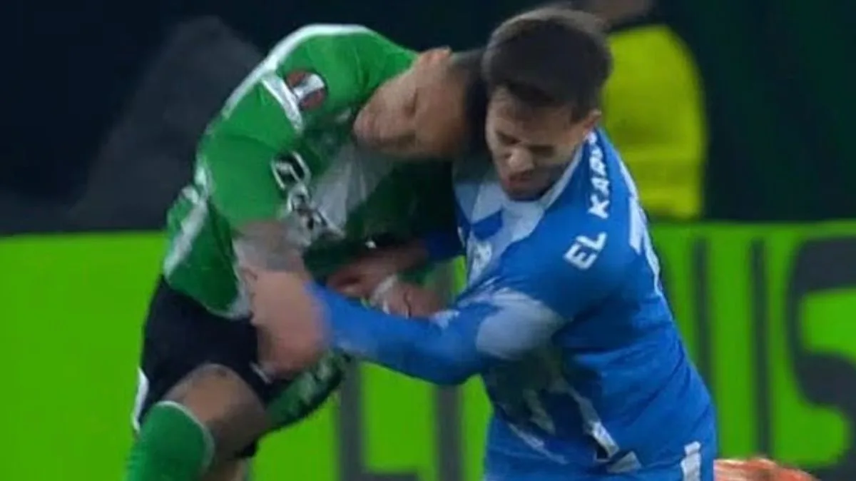 Antony Escapes Red Card for Headbutt in Betis Victory