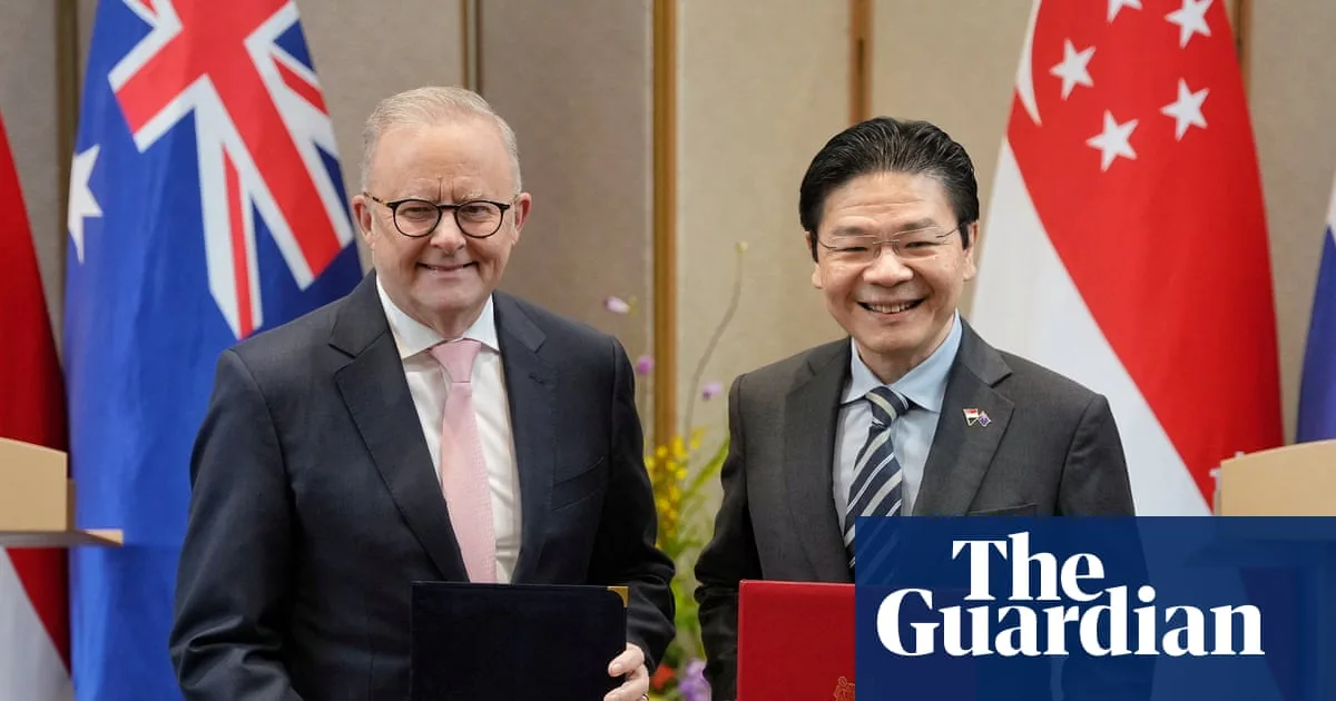 Australia and Singapore sign landmark fuel supply deal