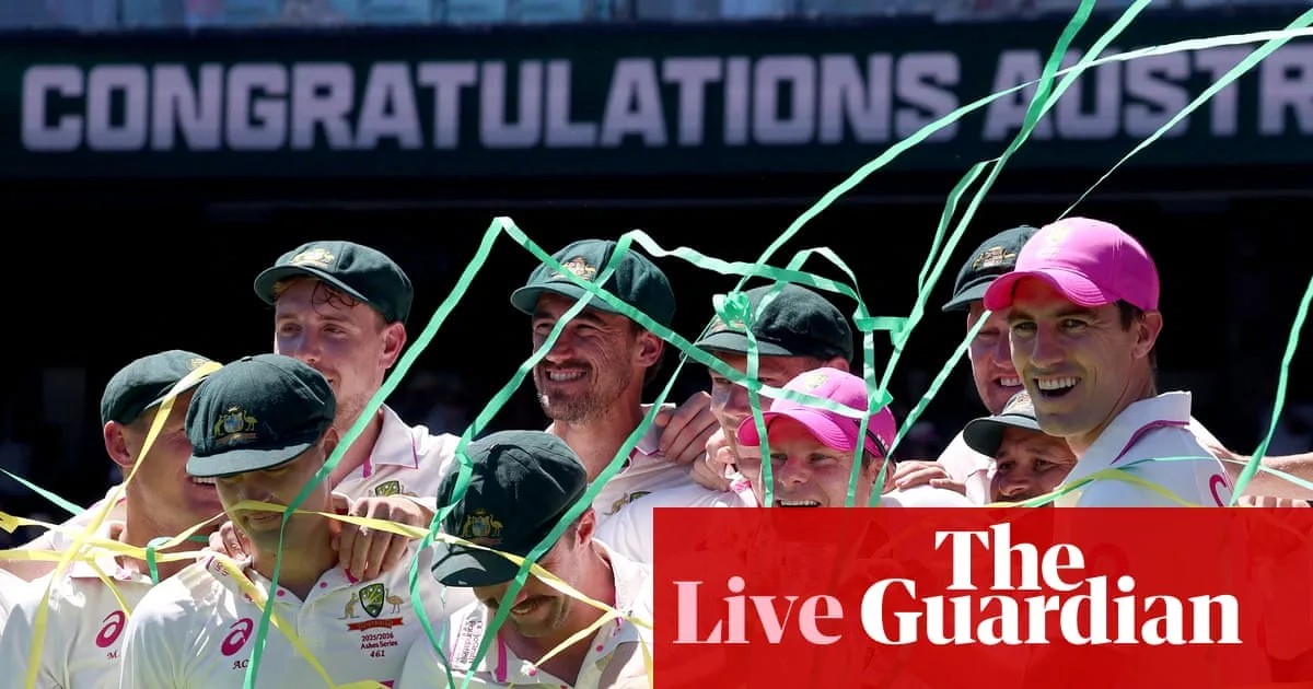Australia Clinch Ashes Series 4-1 with Tense Victory in Fifth Test