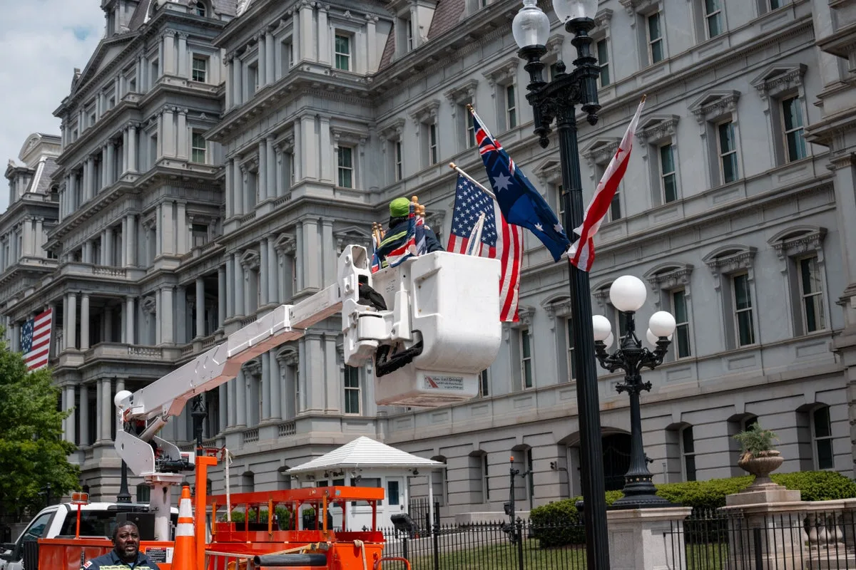 Australian flags mistakenly hoisted in Washington DC ahead of King Charles visit