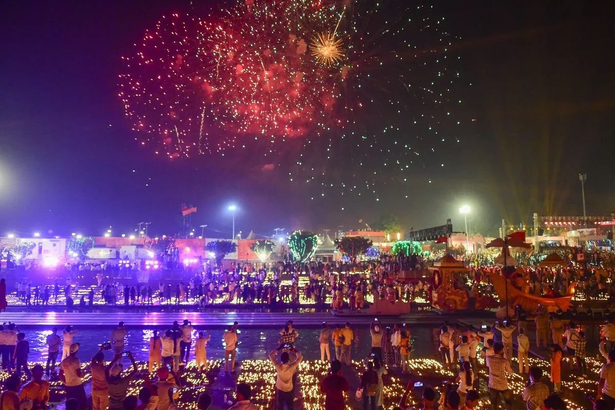 Ayodhya's Record Diwali Lamps Overshadowed By Delhi Pollution