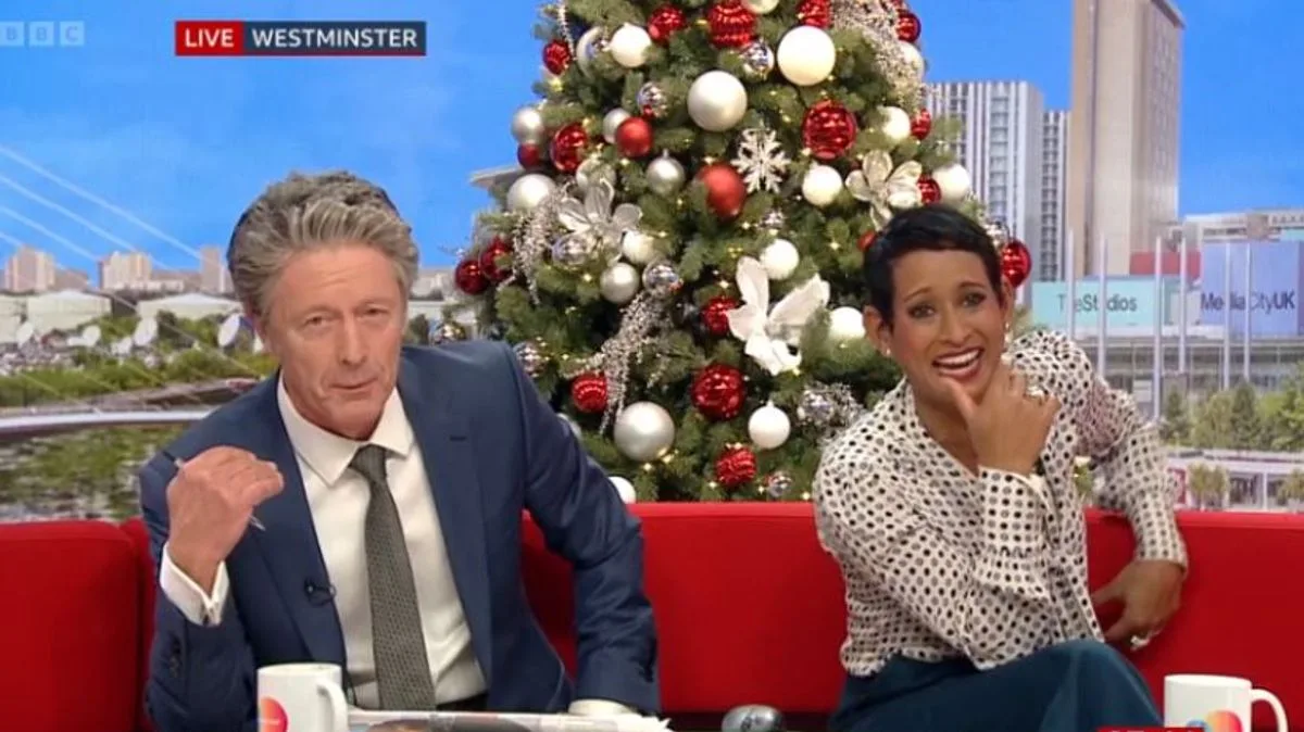BBC Breakfast's Charlie Stayt Jokes 'Stop Talking' as He Cuts Off Minister Over Brussels Sprouts