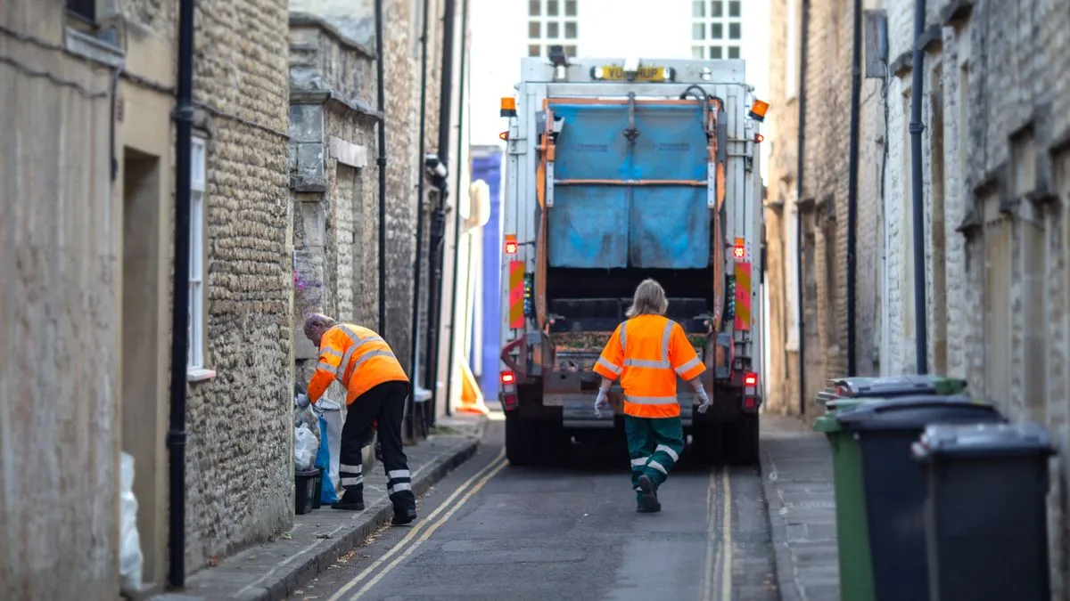Binman's humorous TikTok response to frustrated drivers wins support
