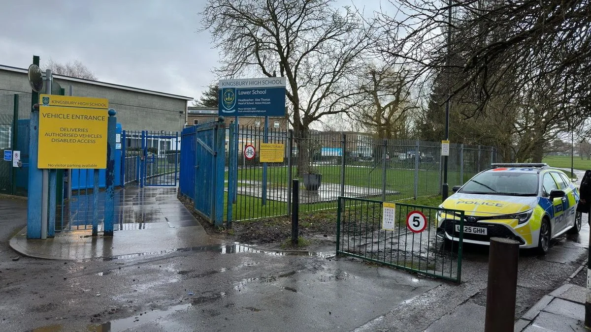 Brent School Horror: Blood on Windows After Double Stabbing