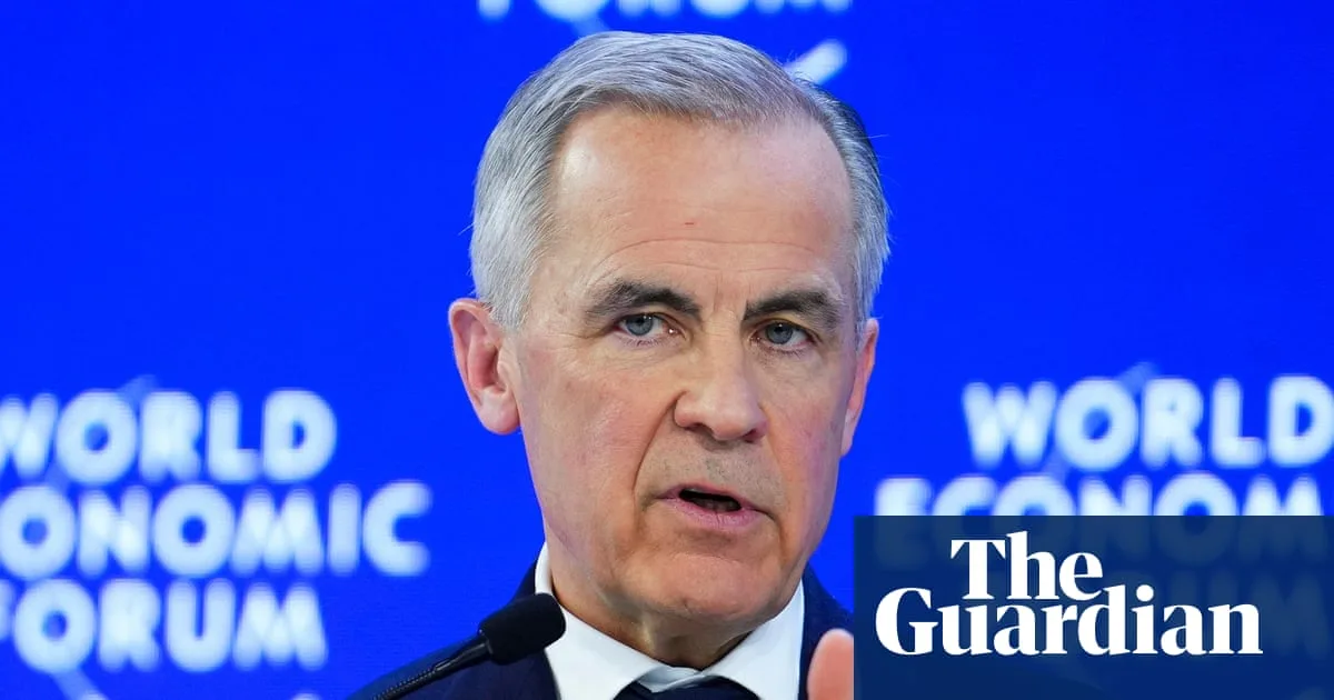 Carney Warns of Global 'Rupture' at Davos as Trump Prepares for Showdown