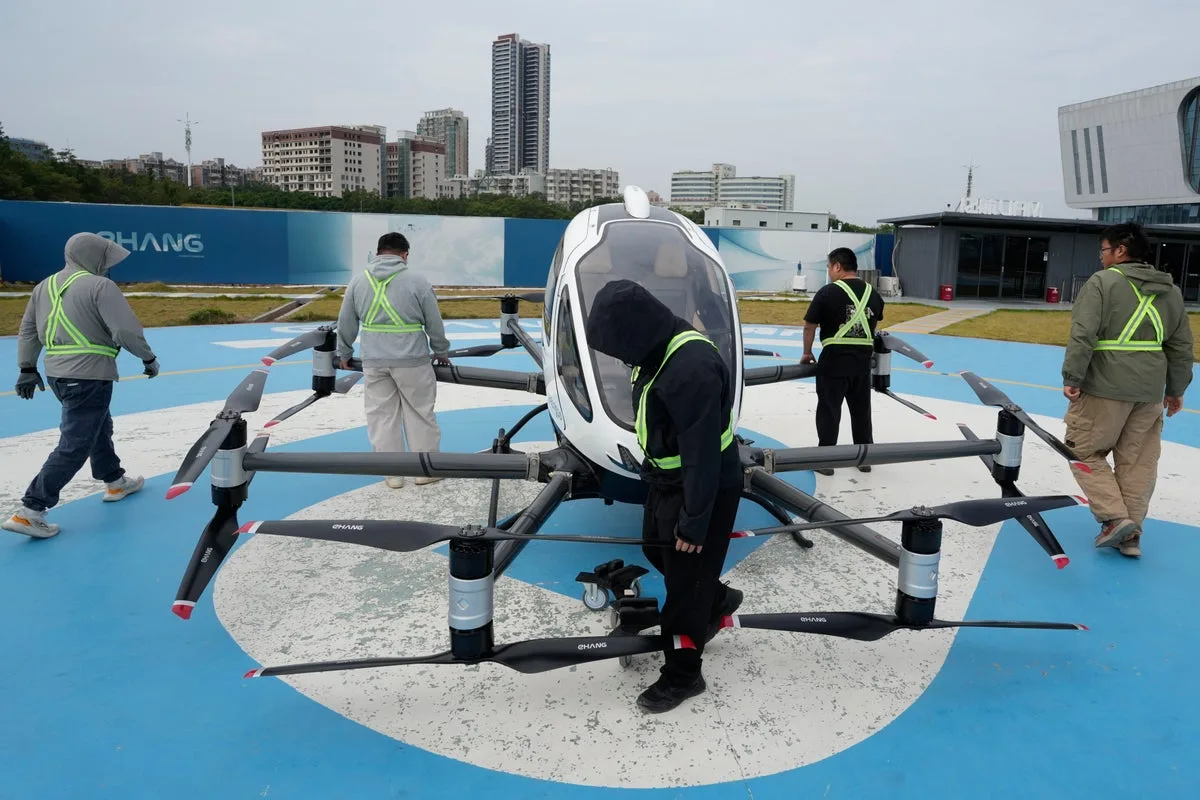 China's flying taxis struggle to take off