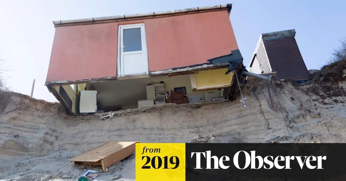 Cliff Top Homes Crisis As Coastline Crumbles Into Sea