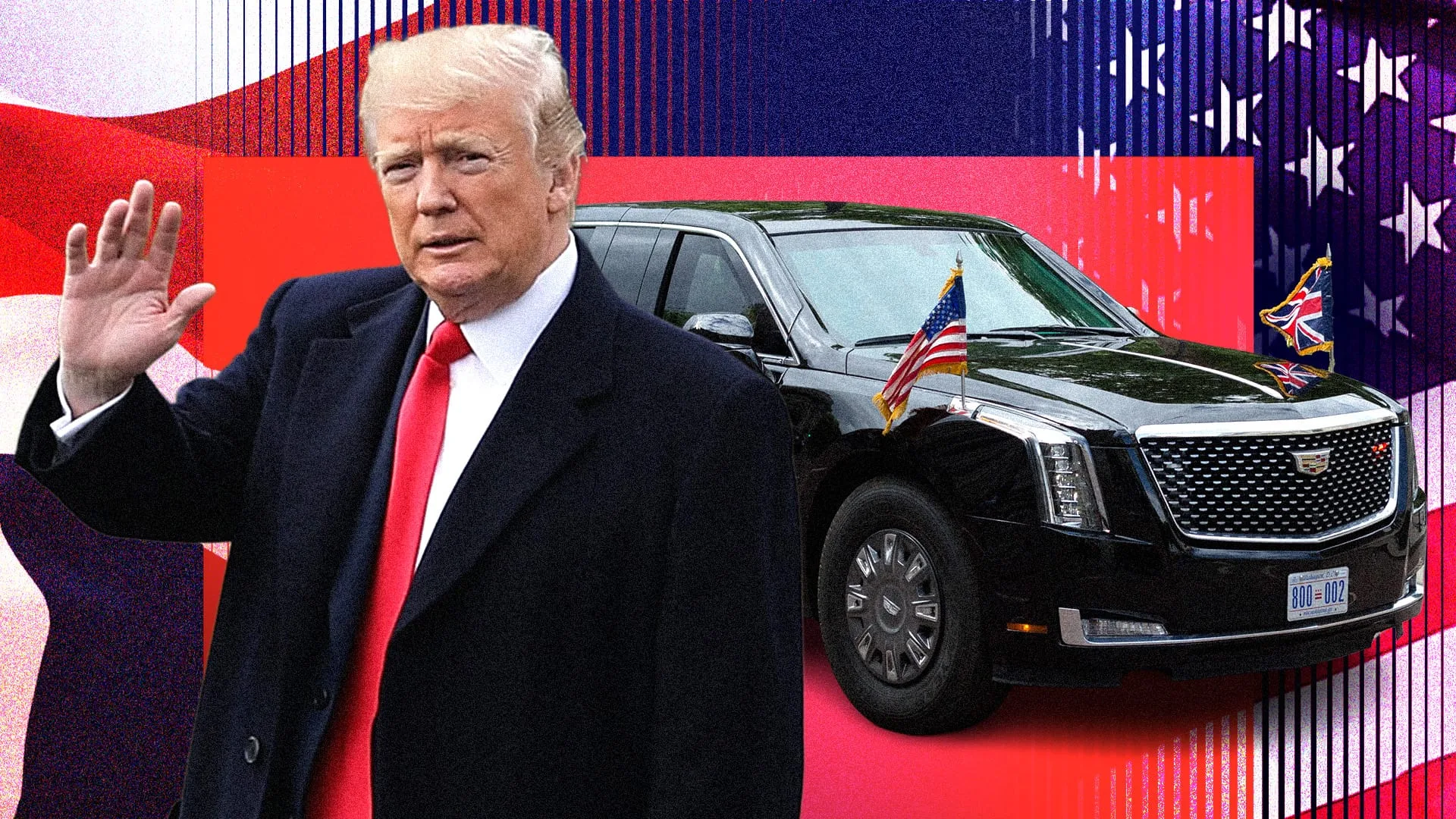 Cooper Probes Trump's Air Force One London Landing