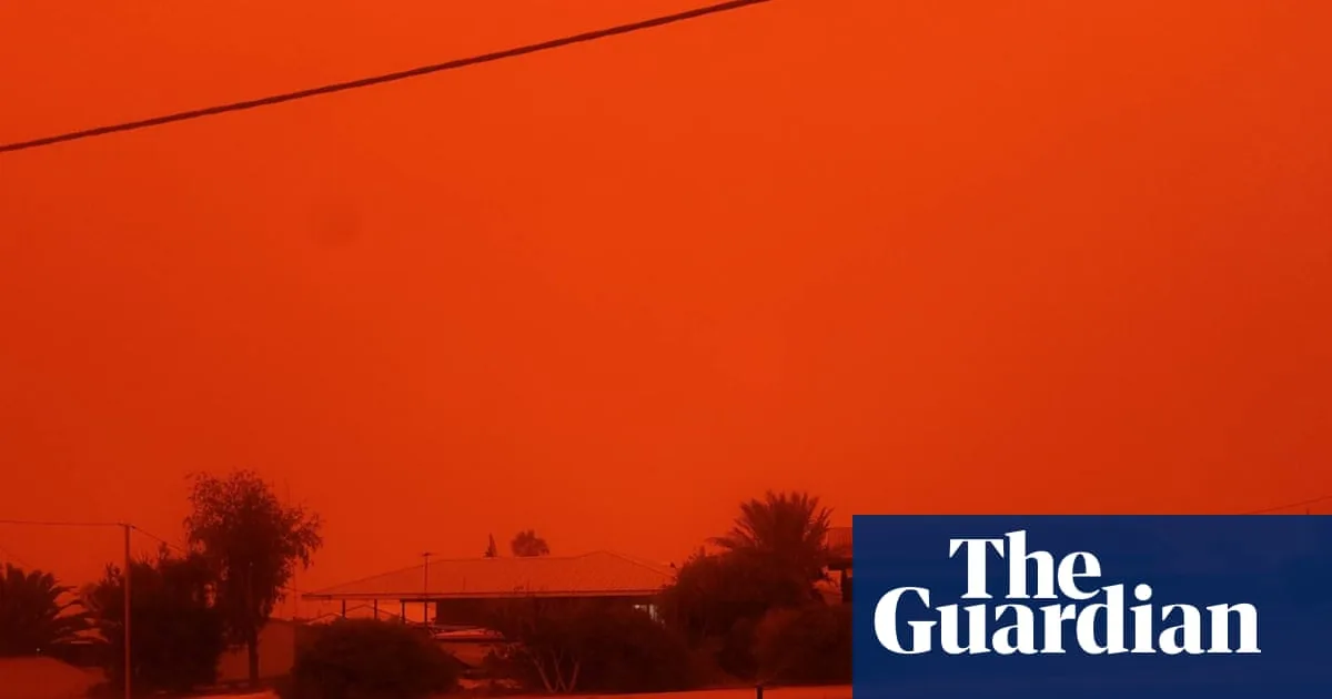 Cyclone Narelle Turns Skies Blood Red in Western Australia