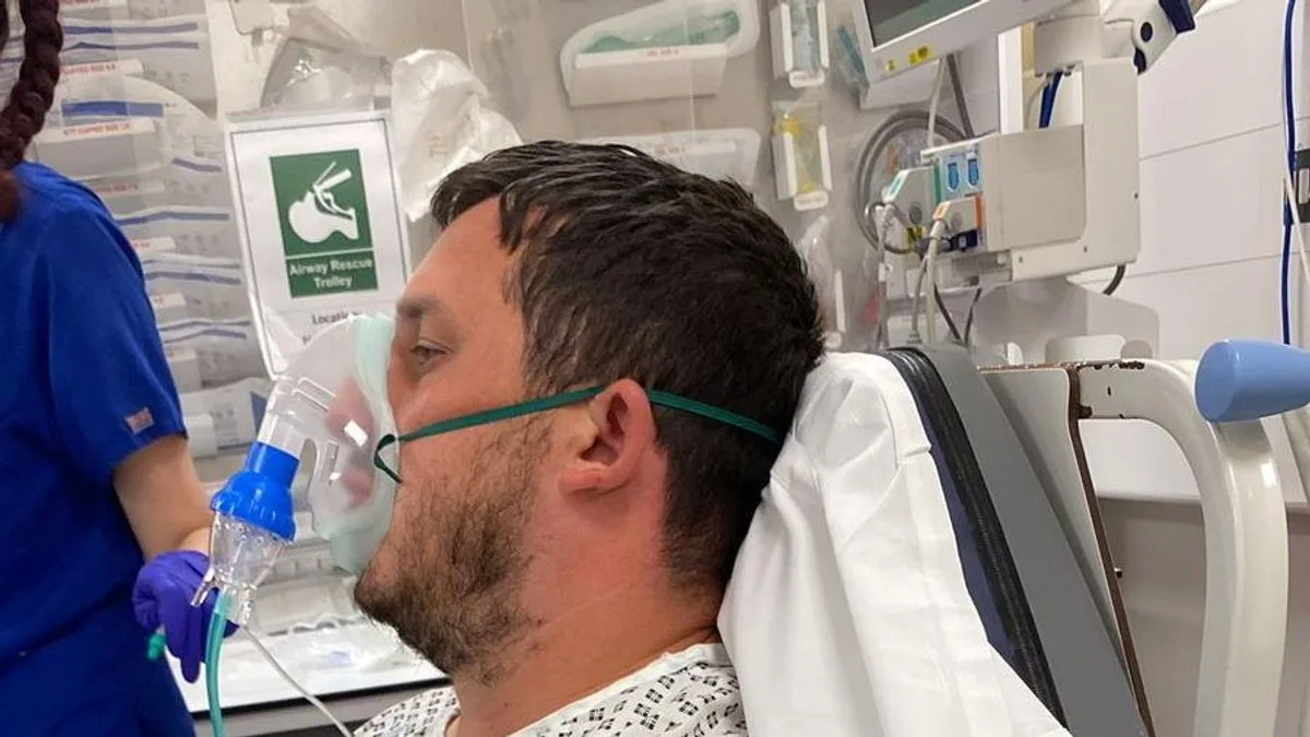 Dad doused with unknown substance left fearing for life after attacker avoids jail