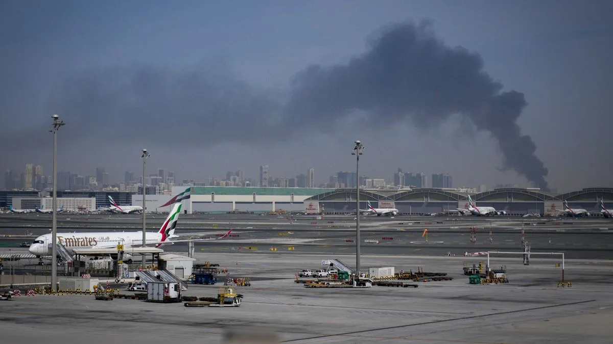 Debris Falls Over Dubai Airport After Interception