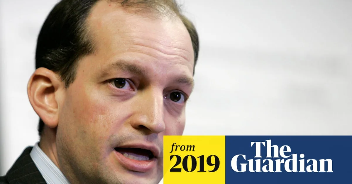 Democrats Demand Acosta's Resignation Over Epstein Plea Deal