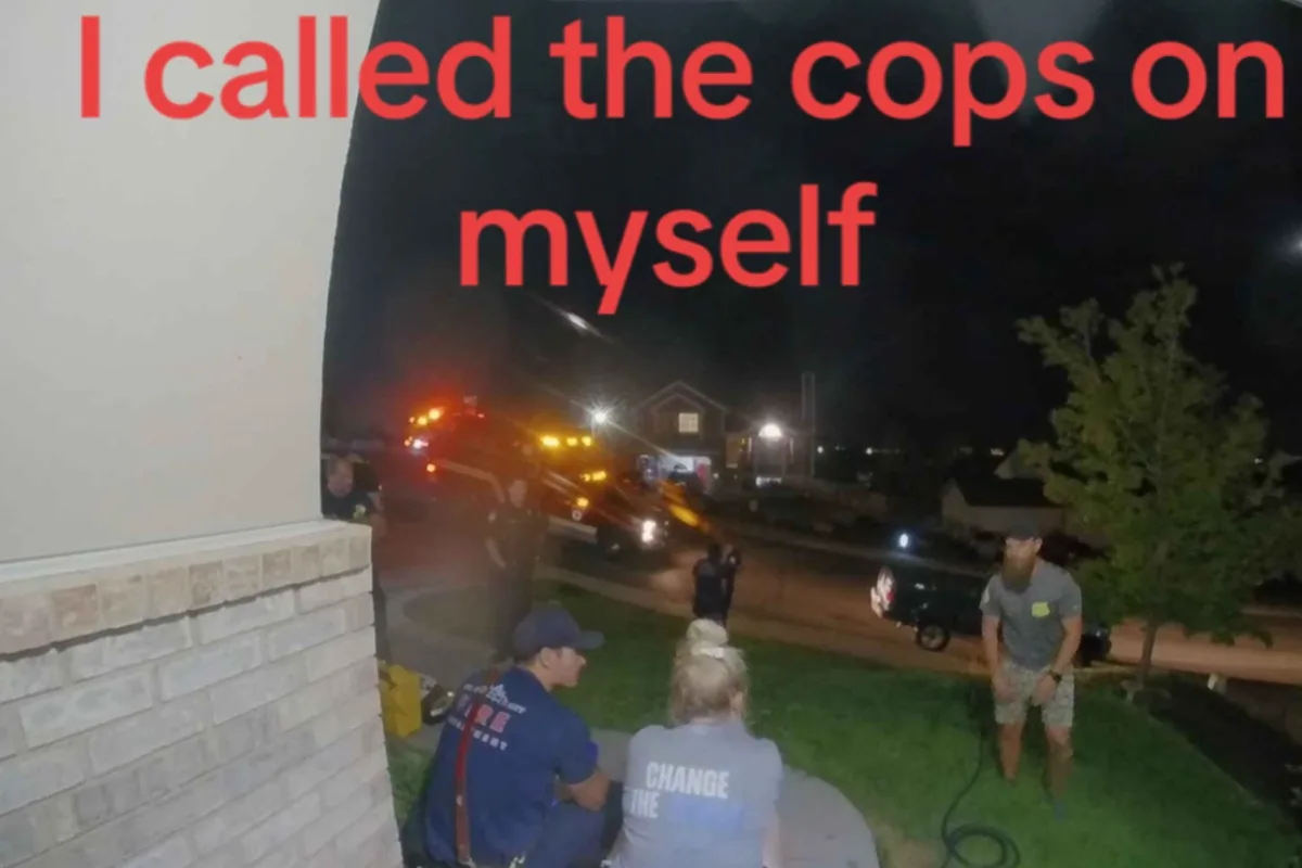 Exhausted mother of four called 911 on herself for a break