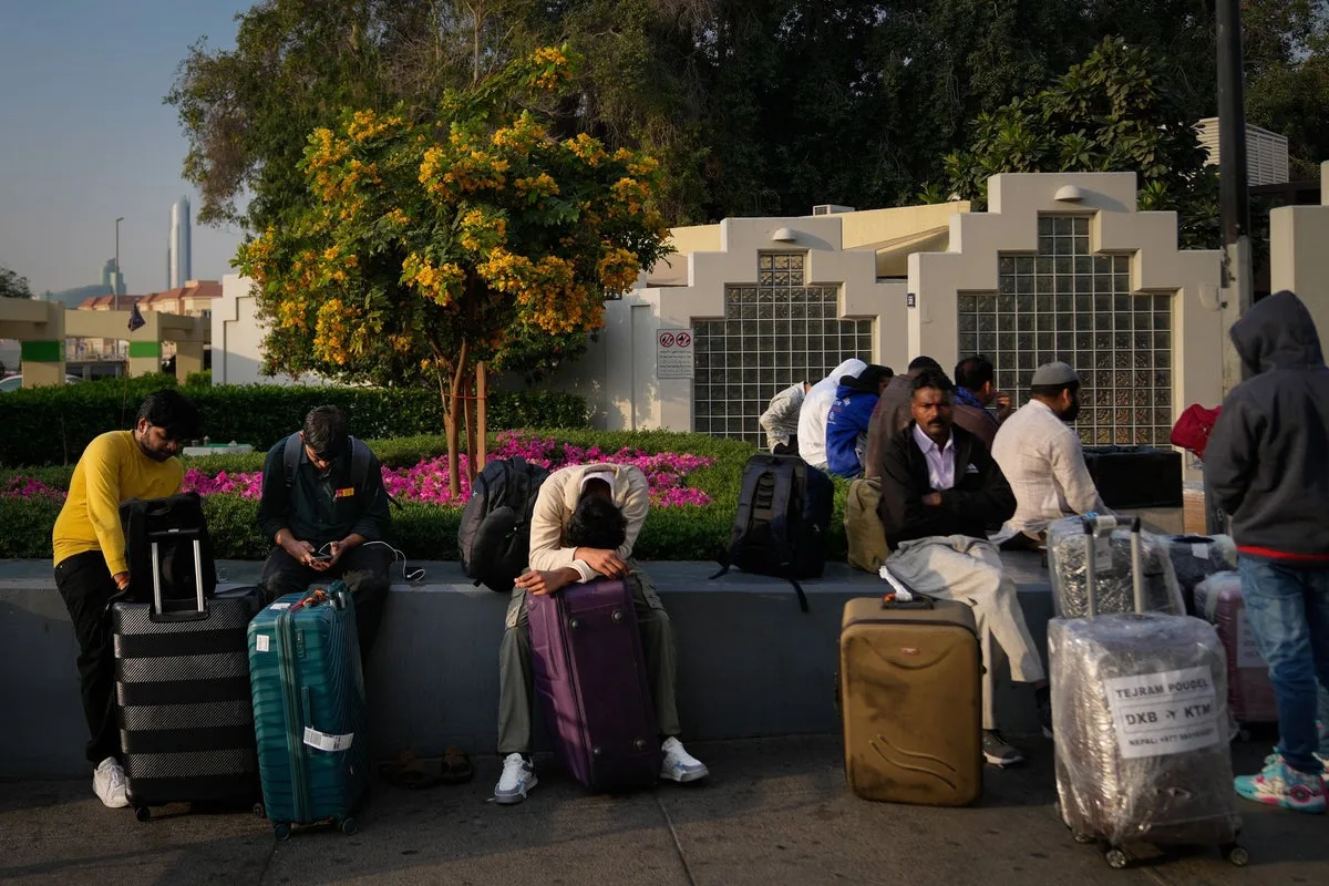 Dubai Tourists Shelter as Iranian Missiles and Drones Hit UAE