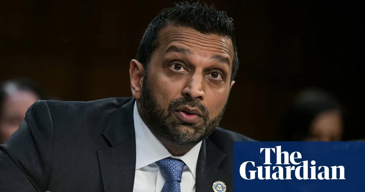 FBI Director Kash Patel Sues The Atlantic Over Drinks Allegations