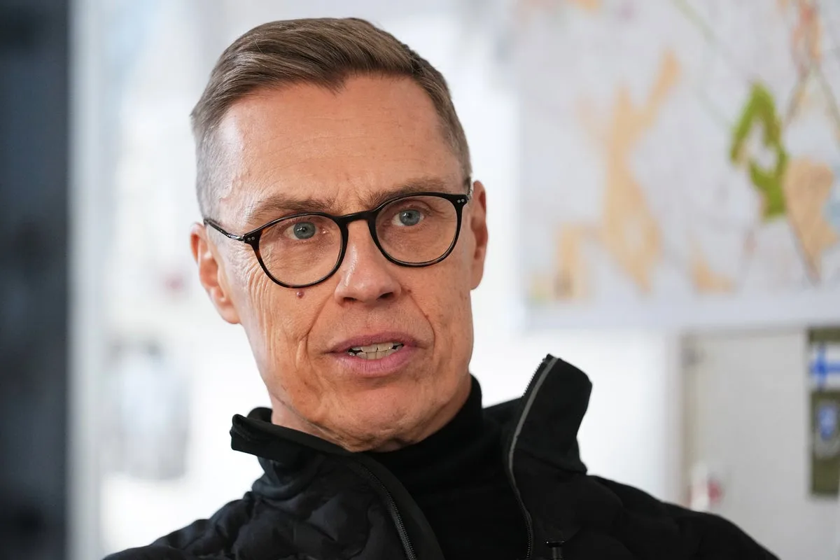 Finland's President Stubb: No Ukraine Ceasefire Expected Before Spring