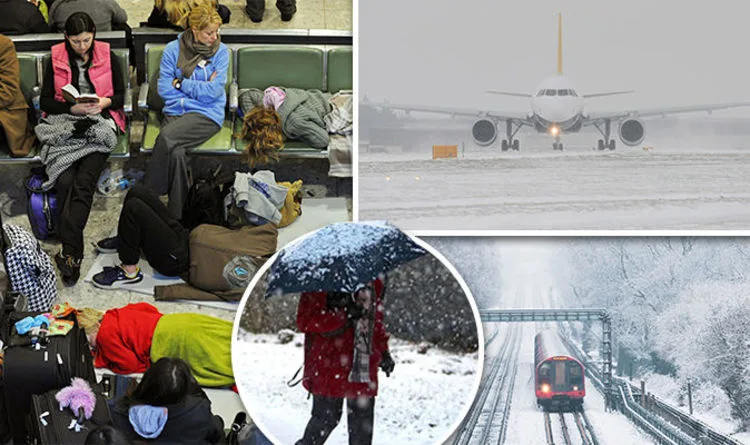 Snow Causes Flight Disruptions and Travel Chaos Across UK