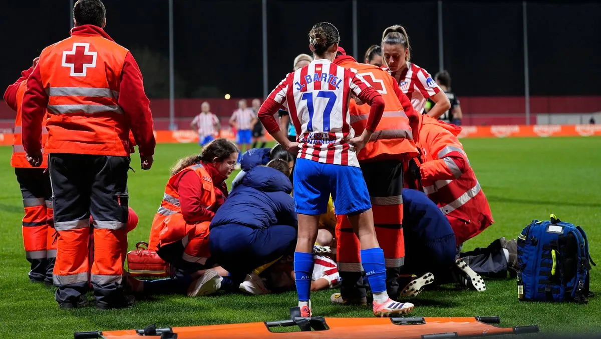 Atletico Madrid's Andrea Medina Hospitalised After Brain Injury in Champions League Clash