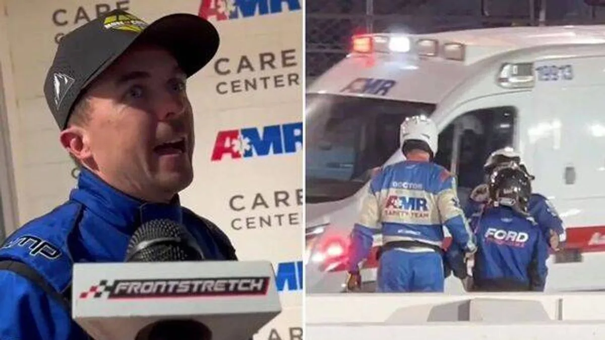 Malcolm in the Middle star Frankie Muniz 'okay' after scary NASCAR crash in Phoenix