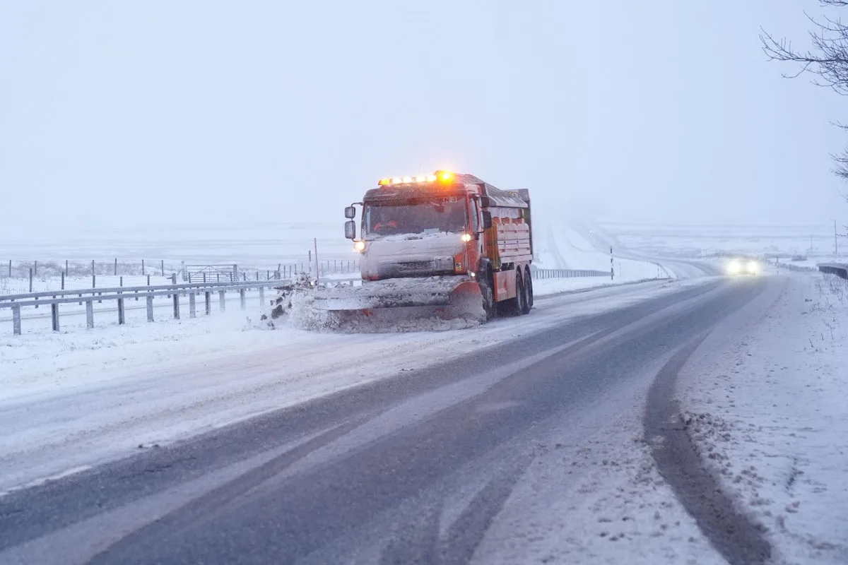 Fresh Yellow Ice Warning Issued for Scotland and North East England