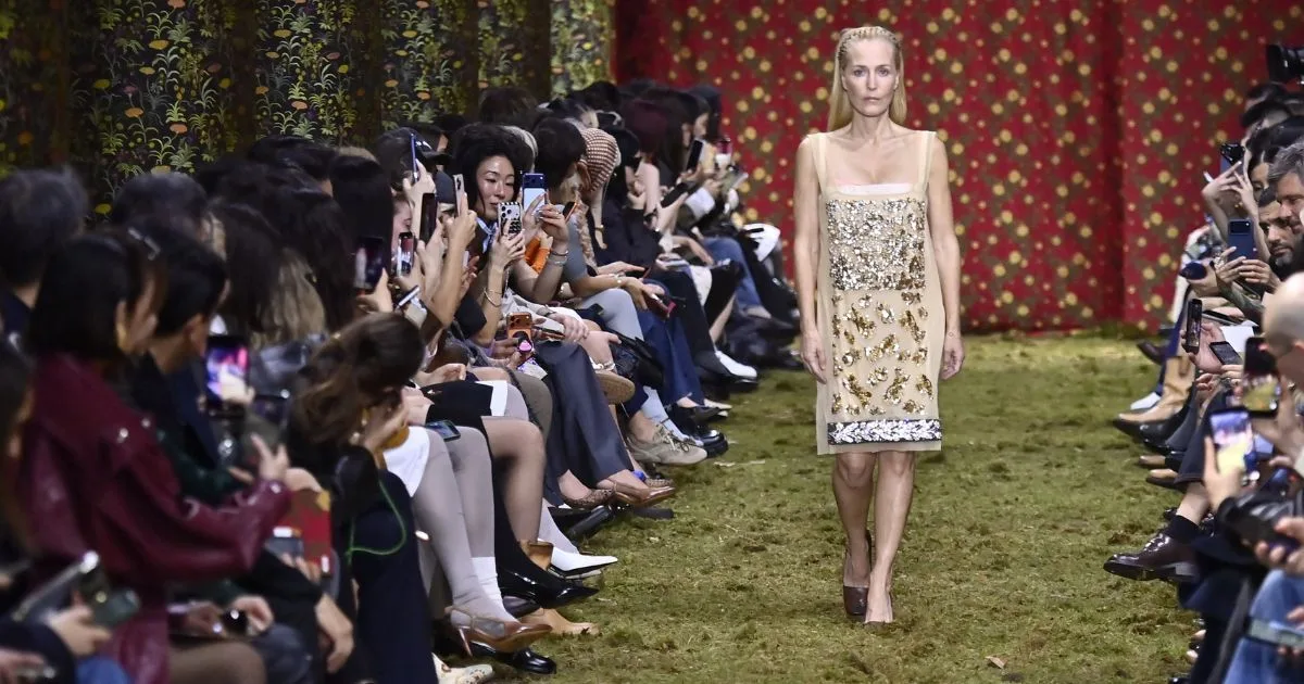 Gillian Anderson: From Miu Miu Runway to M&S Compliments Officer