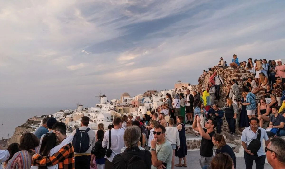 Santorini Overwhelmed by 'Awful Crowds' as Tourists Complain
