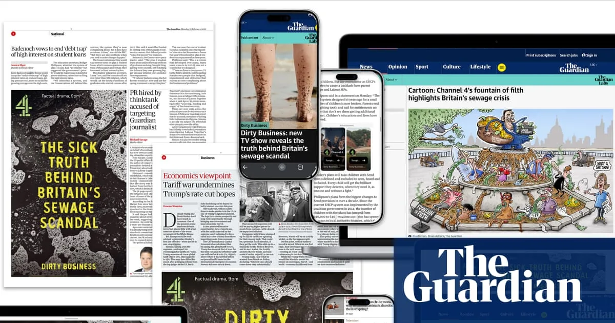 Guardian and Channel 4 Join Forces to Expose UK Sewage Scandal in Drama