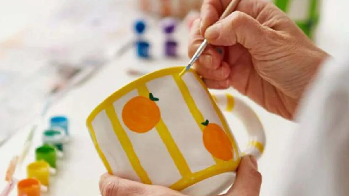 Affordable DIY mug painting kits prove popular for half-term family fun